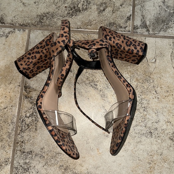 ABOUND cheetah heels, women’s size 8.5 - Picture 2 of 5
